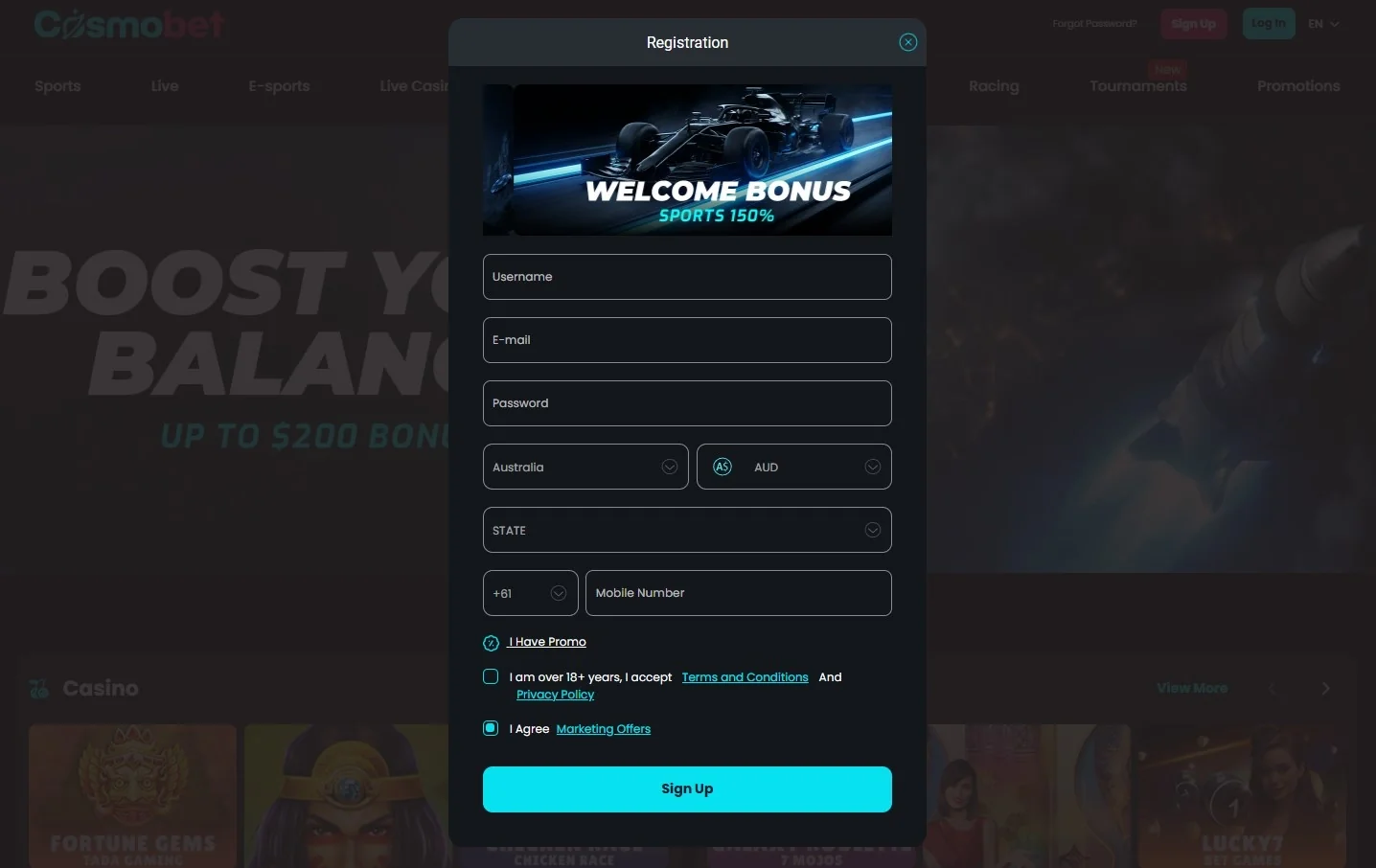 Cosmobet Registration UK: Account Setup and What to Check